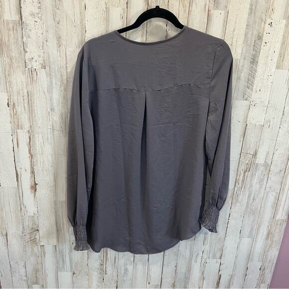 NWT Maurice’s Purple Grey Popover Top - Picture 4 of 7